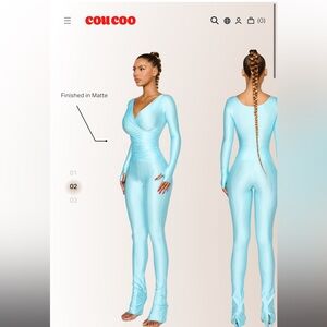 Lanai XS long sleeve set in baby blue ** Never Worn**